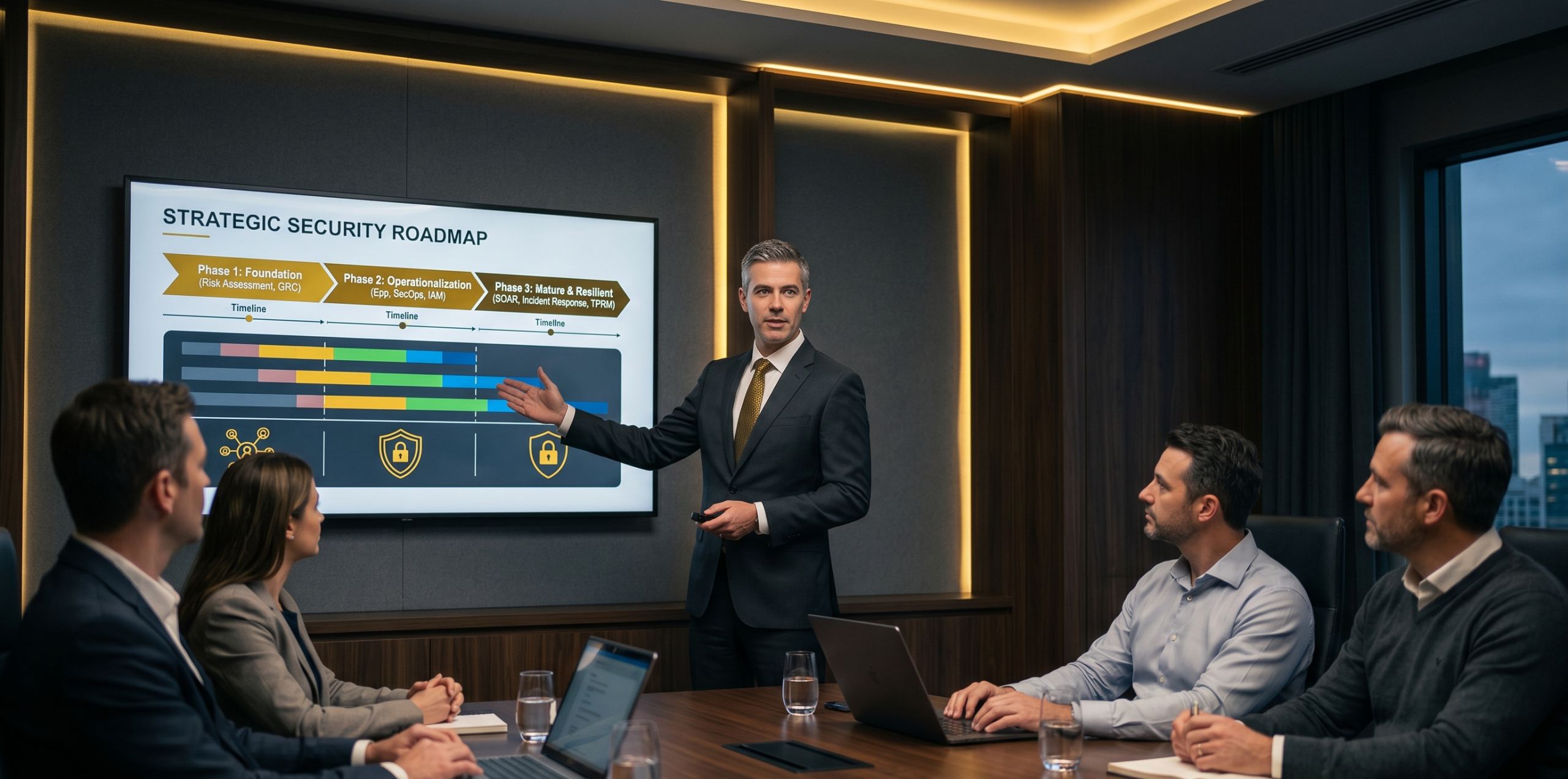 vciso Virtual CISO providing executive cybersecurity strategy and leadership for small businesses